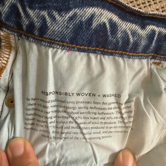 FRAME Woman’s Le High Straight Ankle Crop Denim Jeans - Picture 9 of 9